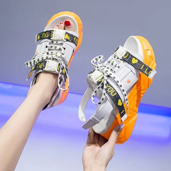 

sandals shoes women femmes sports outdoor sandals female girls sport sandalia increased platform roman shoes sneakers
