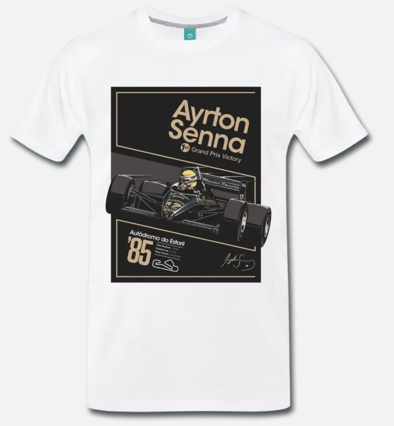 T-Shirt Maglietta Tribute SENNA Ayrton Legend Driver F1 88 Driven To Perfection T-Shirt Maglietta Tribute SENNA Ayrton Legend Driver F1 88 Driven To Perfection