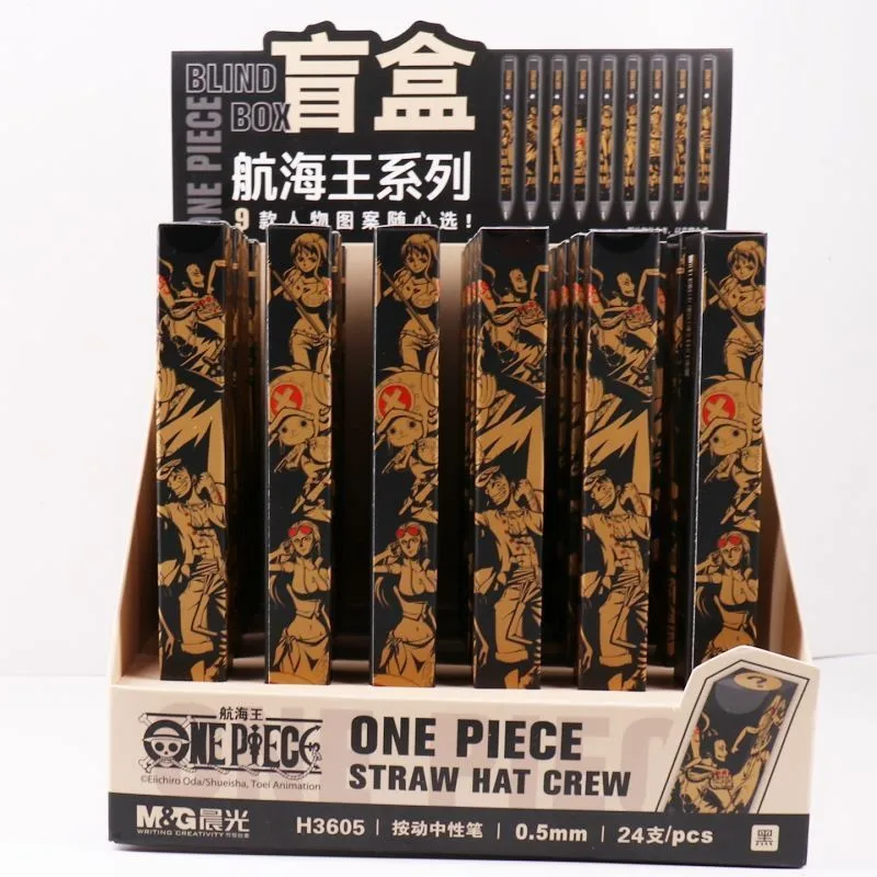 Чернильный шнур MYKPOP 0 5 мм черный Luffy Zoro Nami Usopp Sanji Chopper Robin Franky Fans Collection SC20041011 |