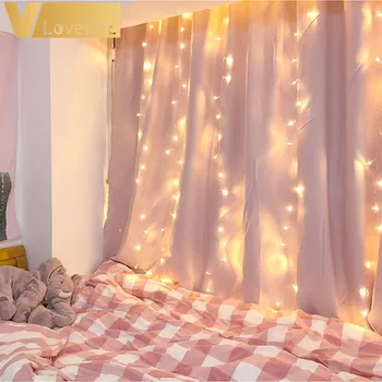 

3x3m LED Curtain Icicle Light String Christmas Fairy garland Outdoor Home For Wedding/Party/Curtain/Garden Party Decoration