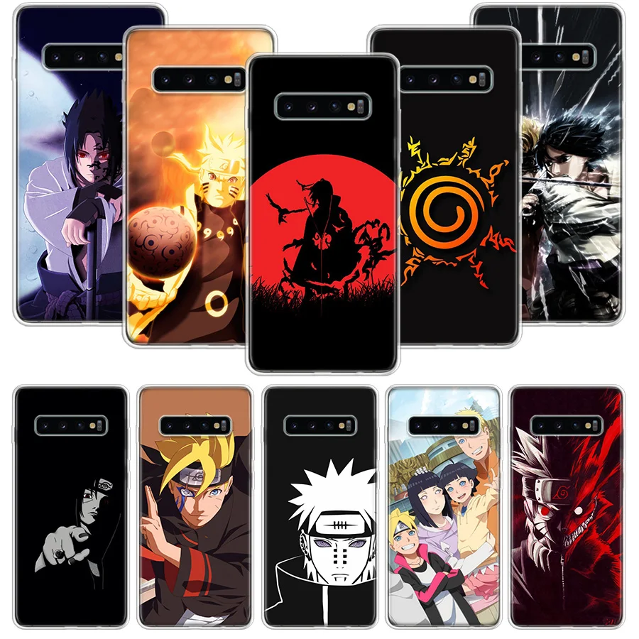 

Anime Naruto Akatsuki Desgin Case for Samsung Galaxy Note 10 9 8 S10+ Lite S9 S8 J4 J6 J8 Plus 2018 S7 S6 Edge Soft Phone Coque