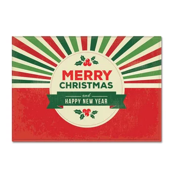 

Cross-Border Christmas Living Room Mat Bedroom Restaurant Carpet Carpet Amazon Door Mat Generation Graphic Customization