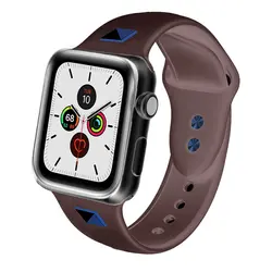 Ремешок для apple watch band 5 4 44 мм 40 мм спортивный силиконовый браслет correa iwatch 3 2 42 мм 38 мм pulseira аксессуары для apple watch