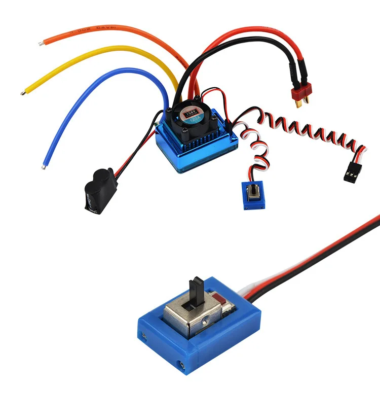 120A 2S 3S Feeling/бесщеточный ESC для 1/10 1/8 RC части автомобиля|Детали и аксессуары| |