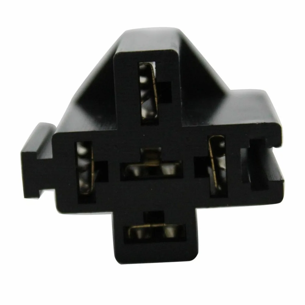 5x12 V 40A Предварительно проводной 4-контактный разъем авто реле монтажное основание проводов разъем
