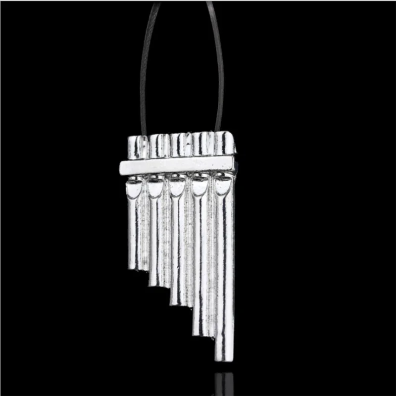 Peter Pan Flute Pipes Necklace Pendant Neverland Costume Cosplay