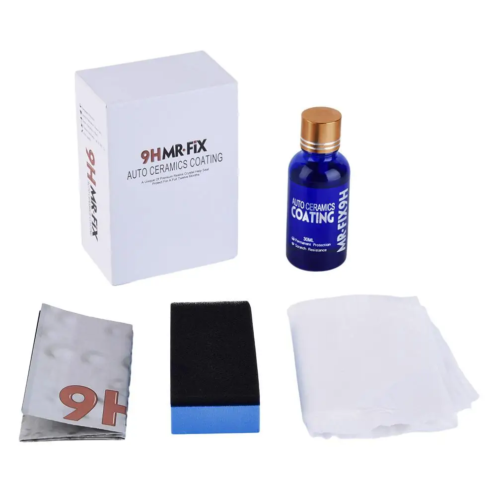  3PCS 30ML 9H Car Anti-scratch Polish Glass Coating Car Motocycle Paint Liquid Auto Detailing Cerami