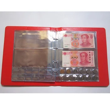 

20 Sheet Coins Collection Storage Holder Currency Money Page Album Stock Book