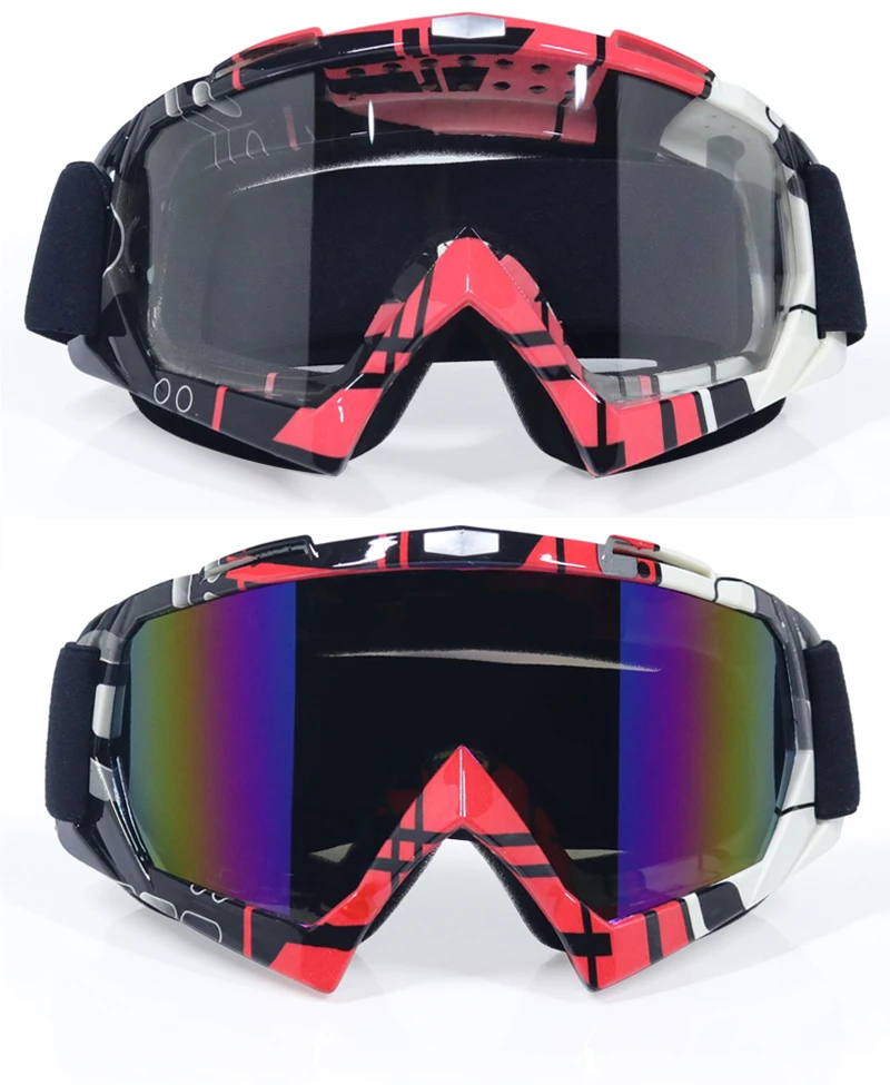 Lunettes De Protection Motocross ATV VTT - Anti-UV, Anti-Vent, Poussière - Taille Unique