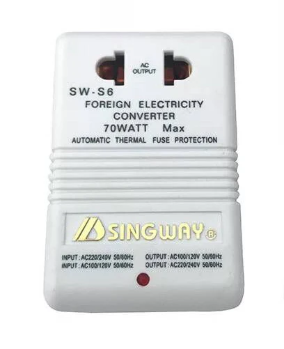 SW-S6(70W) Трансформатор, дорожный адаптер, переключатель, новое зарядное устройство, профессиональное преобразование 220 В в 110 В, повышающий/понижающий преобразователь с двойным напряжением 110 В 220 - Цвет: SW-S6(70W)