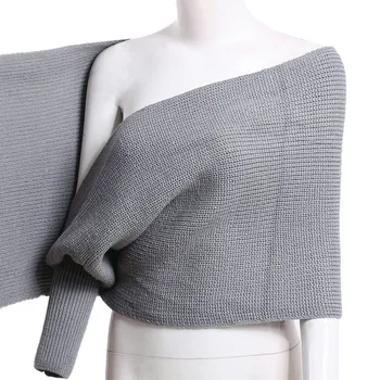 

Women Solid Scarf Sleeve Crochet Knit Long Soft Winter Shawl