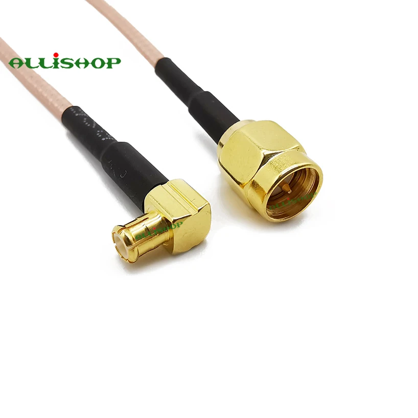 

RF SMA Male Switch MCX Male Right Angle RG316 RF Pigtail Cable SMA Plug to MCX Plug Coaxial Cable Assembly