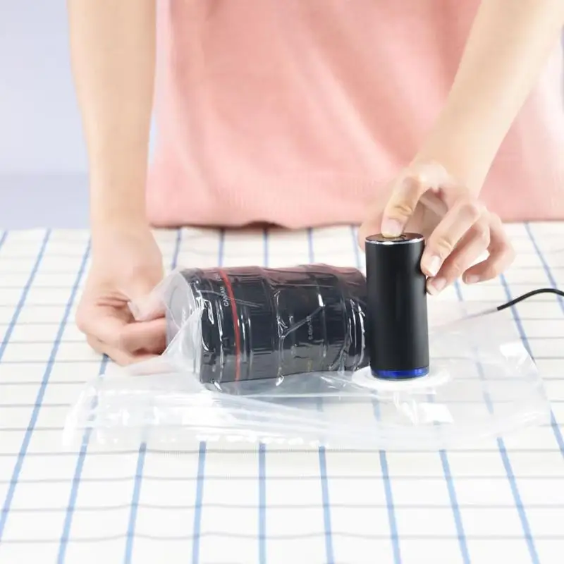 Бытовой швейной вакуум-закаточная машина USB Автоматическая вакуумная упаковка для продуктов машина