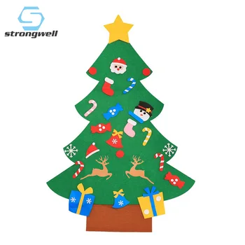 

Felt Christmas Tree Decoration Accessories Eco-friendly Felt Cloth DIY Christmas Decoration Party Craft Kid Intellectual Toy