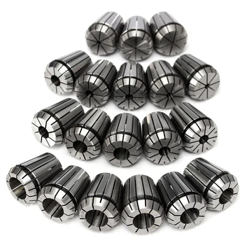 

19Pcs/set ER32 2~20mm Spring Collet Chuck Set for CNC Milling Lathe Professional Tool for Industrial Manufacturing