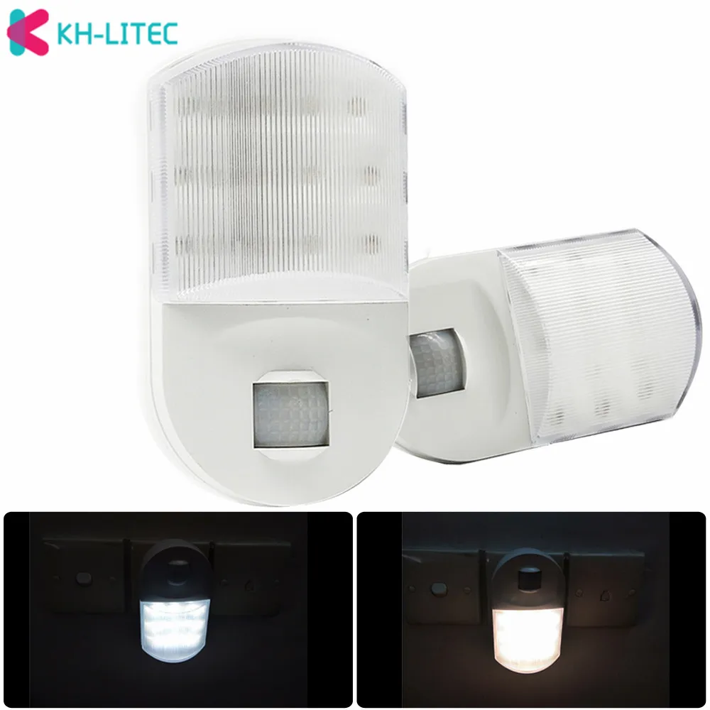  Super Bright Plug In Pir Motion Sensor Led Night Light Sensor LAMP 9 Leds Luminaria Bedroom Hallway - 32960080194
