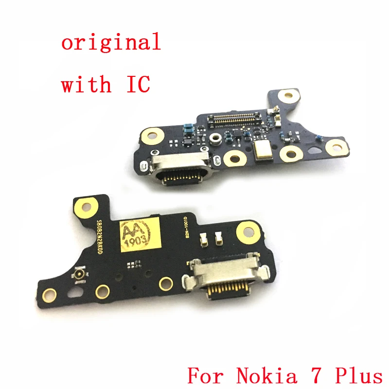 usb порт для зарядки док-станции гибкий кабель для Nokia 3 5 6 7 8X5/5,1 Plus X6/6,1 Plus