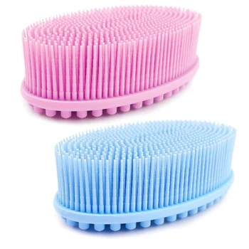 

Exfoliating Silicone Body Scrubber Easy to Clean, Lathers Well, Eco Friendly, Long Lasting, and More Hygienic