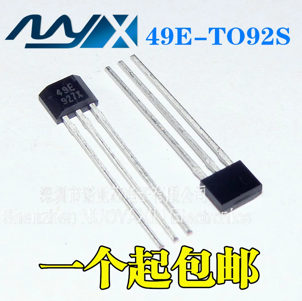 

10pcs/lot 49E Hall Sensor OH49E S49E Hall Element SS49E Linear Hall Switch