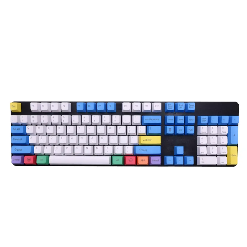 1 комплект 87 104 108 ключей PBT Мел ключ шапки механическая клавиатура keycap для MX