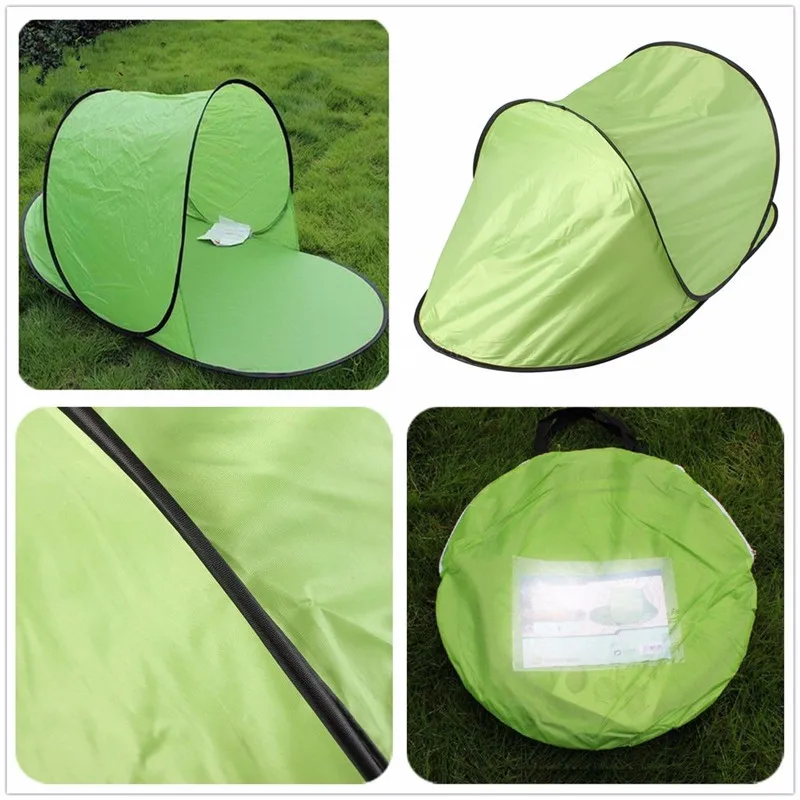 Portable Sun Shelter Foldable Lawn Summer Outdoor UV Tarp Sun Shade Cabana Camping Awning Sunshade Beach Canopy Tent 1