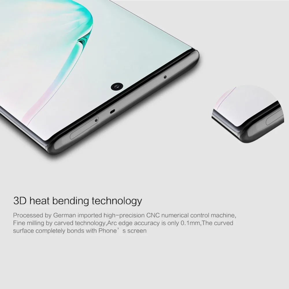 Для samsung Galaxy Note 10 Plus стекло Nillkin 3D CP+ Max полное покрытие закаленное стекло протектор экрана для samsung Note 10 5G СТЕКЛО