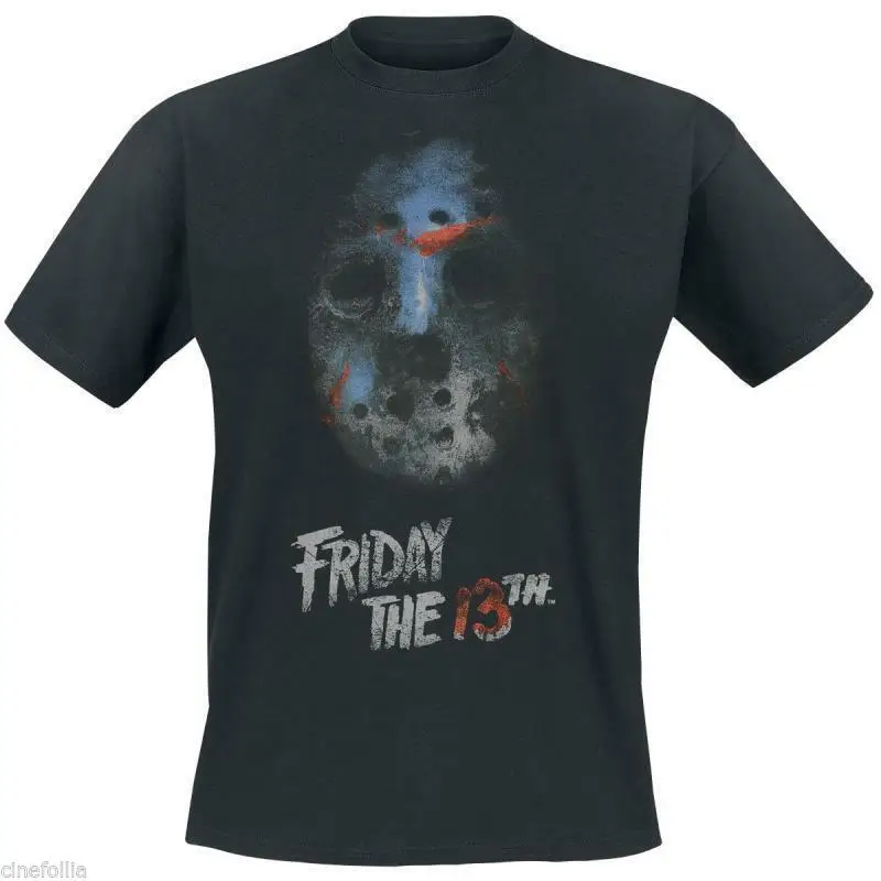 Футболка Friday The 13Th Venerdi 13 Jason Mask Uomo Ufficiale пластиковая голова |
