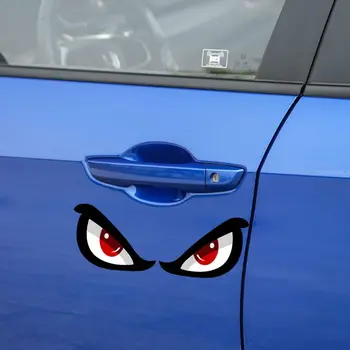 

1 PC 3D Simulation Shark Pattern Sticker Eye Rearview Mirror Car Reflective Sticker Motorcycle Sticker Y5GF