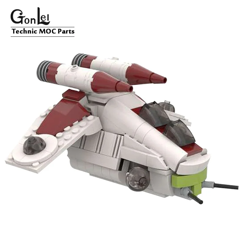 Новая Республика Gunship Midi Scale LAAT/i Звездный план MOC строительные блоки кирпичи серия