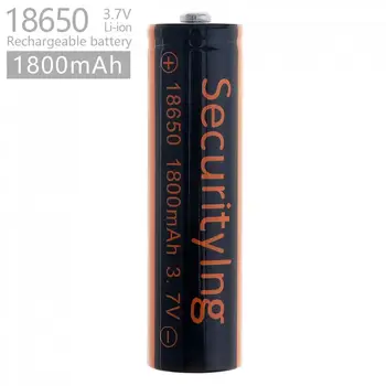 

SecurityIng 18650 3.7V 1800mAh Rechargeable Li-ion Battery