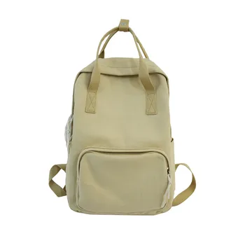 

Backpack Japanese campus Harajuku style high school college student backpack simple wild canvas