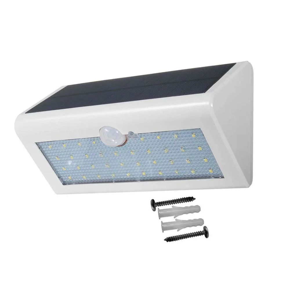 500LM 38 LED Motion Sensor Solar Light Waterproof Wall Lamp Energy Saving Light with 3 Modes for Outdoor Garden Yard Driveway