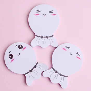 

Korean Novelty Kawai Sunny Doll Memo Pad Cute Blank Sticky Note Message Tab Stationery Office Accessory Decor Kit Back to School
