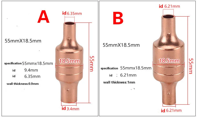 10 -Refrigeration Copper Filter Drier-