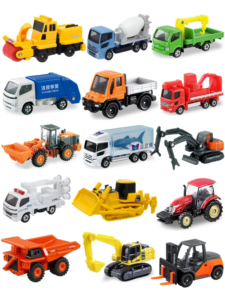 Suitable for Tomy Engineering Car Model Forklift Alloy Truck Finished Product Tomica Children Boy Dormeuil