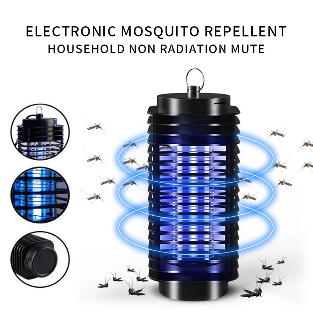 Repelente de mosquitos sala de estar, lámpara eléctrica para matar insectos, Zapper, trampa Uv, Mata mosquitos, para exteriores, Plug-1PCS de la UE/EE. UU. - AliExpress Luces e iluminación
