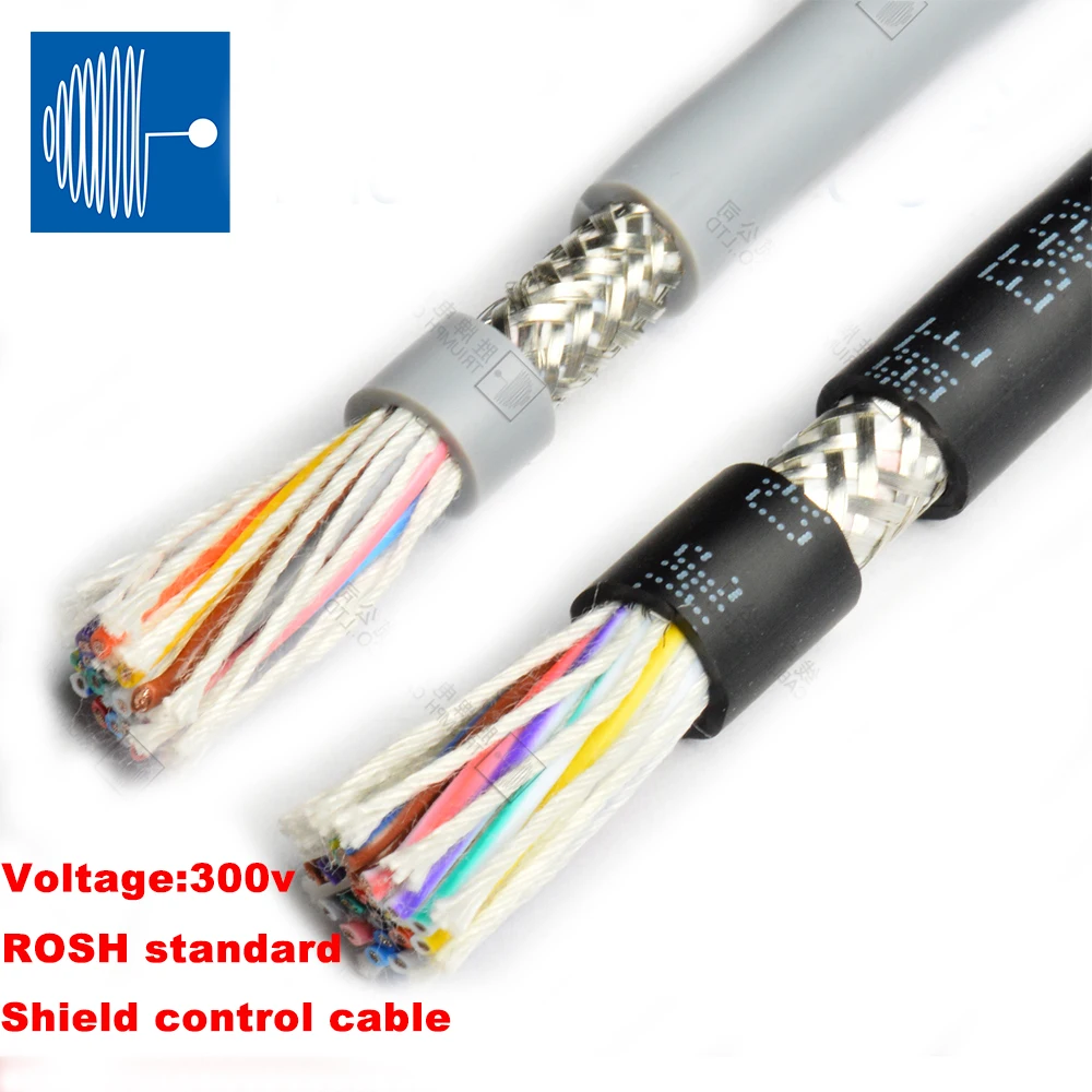 TRIUMPHCABLE/SHENGAPI 5M UL2464 24AWG 2/3/4/5/6/7/8/10 core PVC многожильный экранированный кабель с защитой