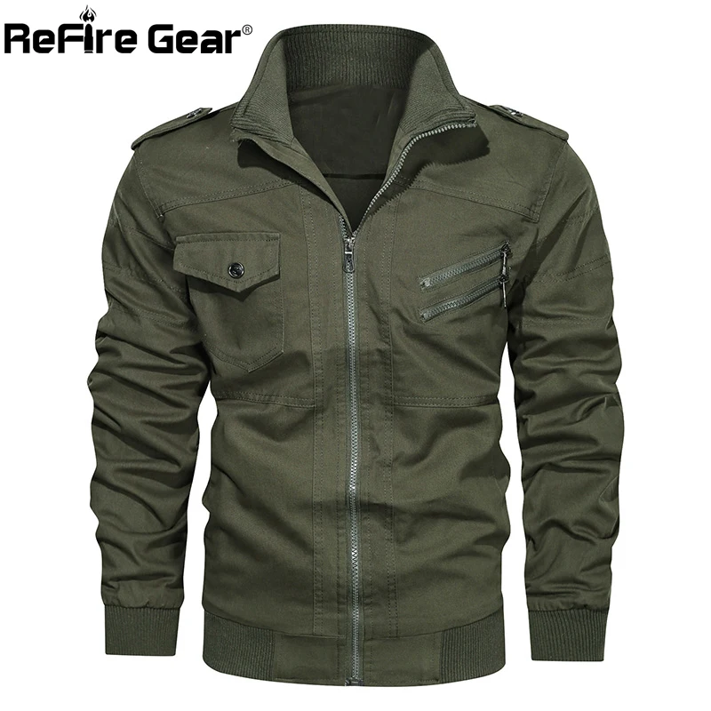 Куртка ReFire Gear мужская тактическая теплая армейская куртка бомбер в стиле