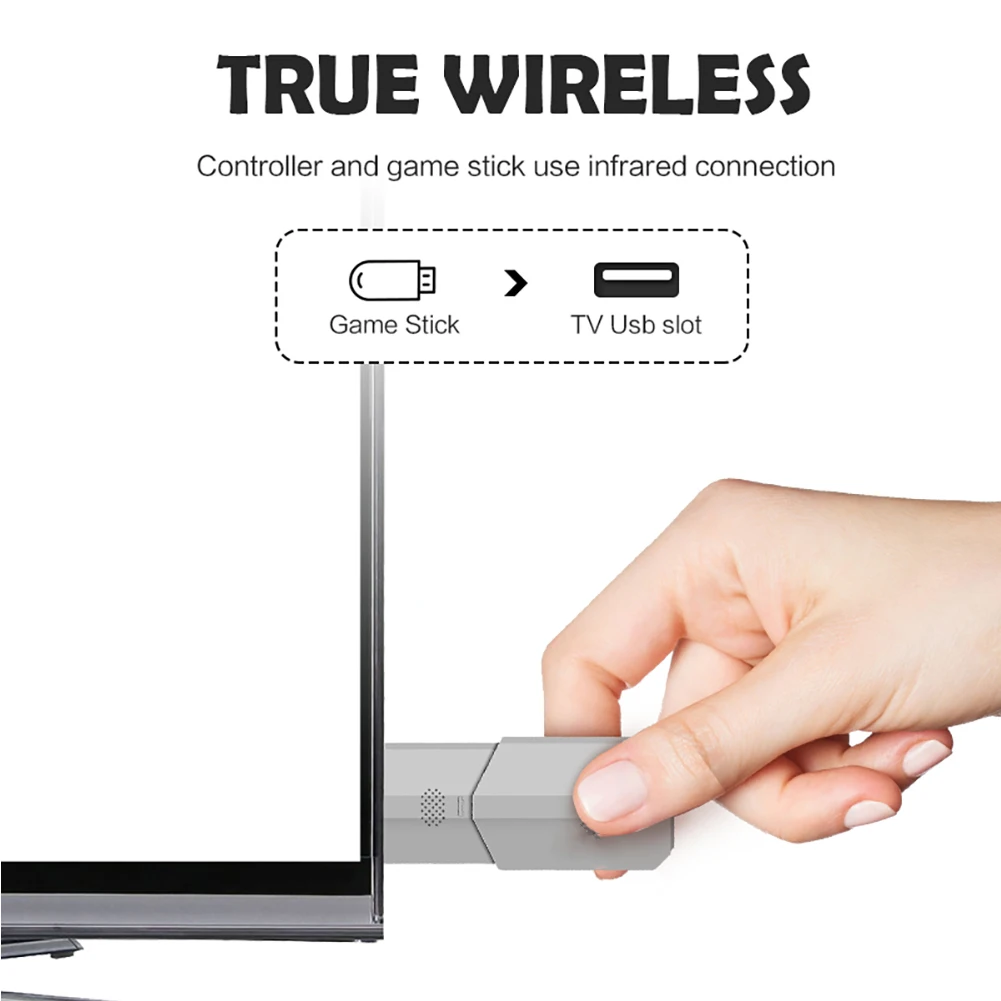 

USB TV Video Game Console Classic 8-bit Mini Game Console Built-in 600 Classic Games USB Interface