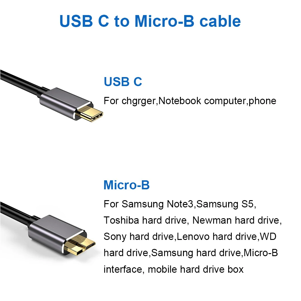 Рисунок 5 - Кабель USB C - Micro B USB 3