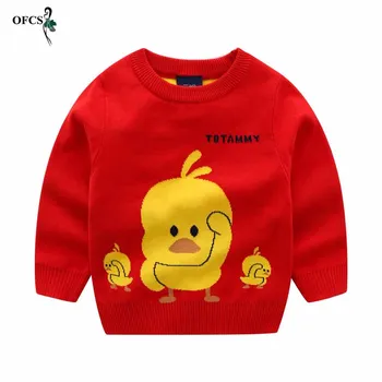 

Autumn Baby Girls O-Neck Sweaters Knitting Coat Kids Knit pullovers For Winter Bottoming Boys Teenagers Sweaters Vetement Enfant