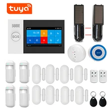 Система охранной сигнализации Tuya с Wi Fi GSM GPRS и сенсорным экраном 4