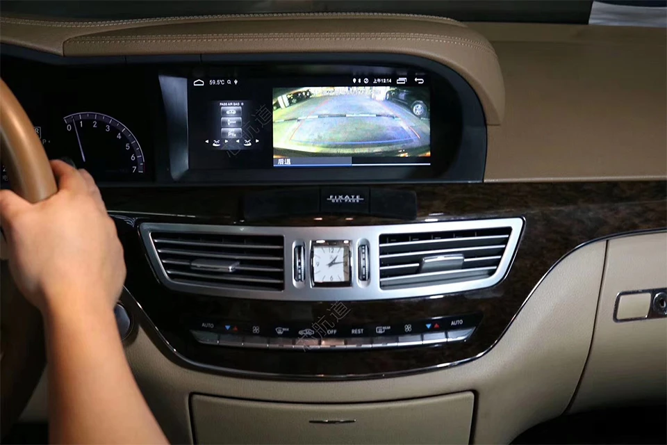 Cheap Car radio Android multimedia player For Mercedes Benz S Class W221 2005-2013 10.25 inch touch screen GPS Carplay Car monitor 3