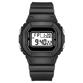 

READ Women Watches Waterproof Casual Sport Watch LED Digital Wristwatch Clock Electronic Sport Watches Male Watches Candy Color