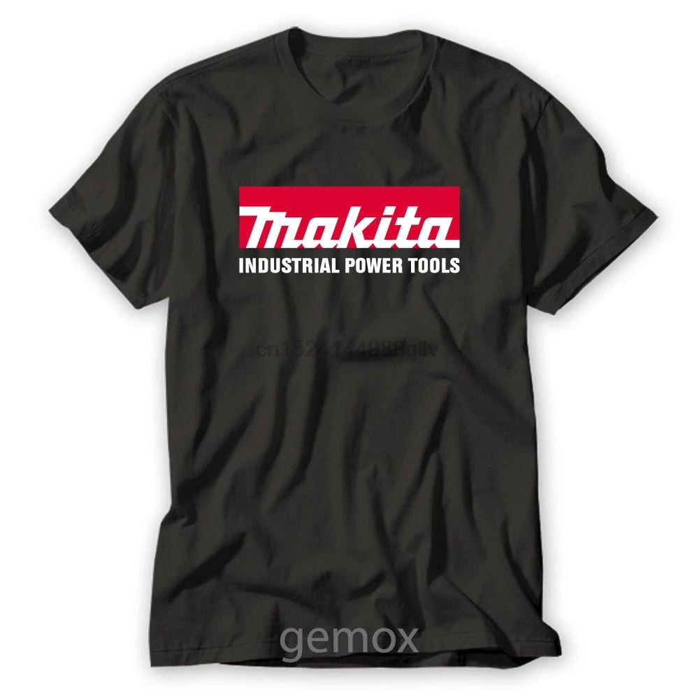 Makita Power Tools T Shirt Sz S 5Xl Man Fashion Round Collar Top Tee Brand 2018 Male Short Sleeve |