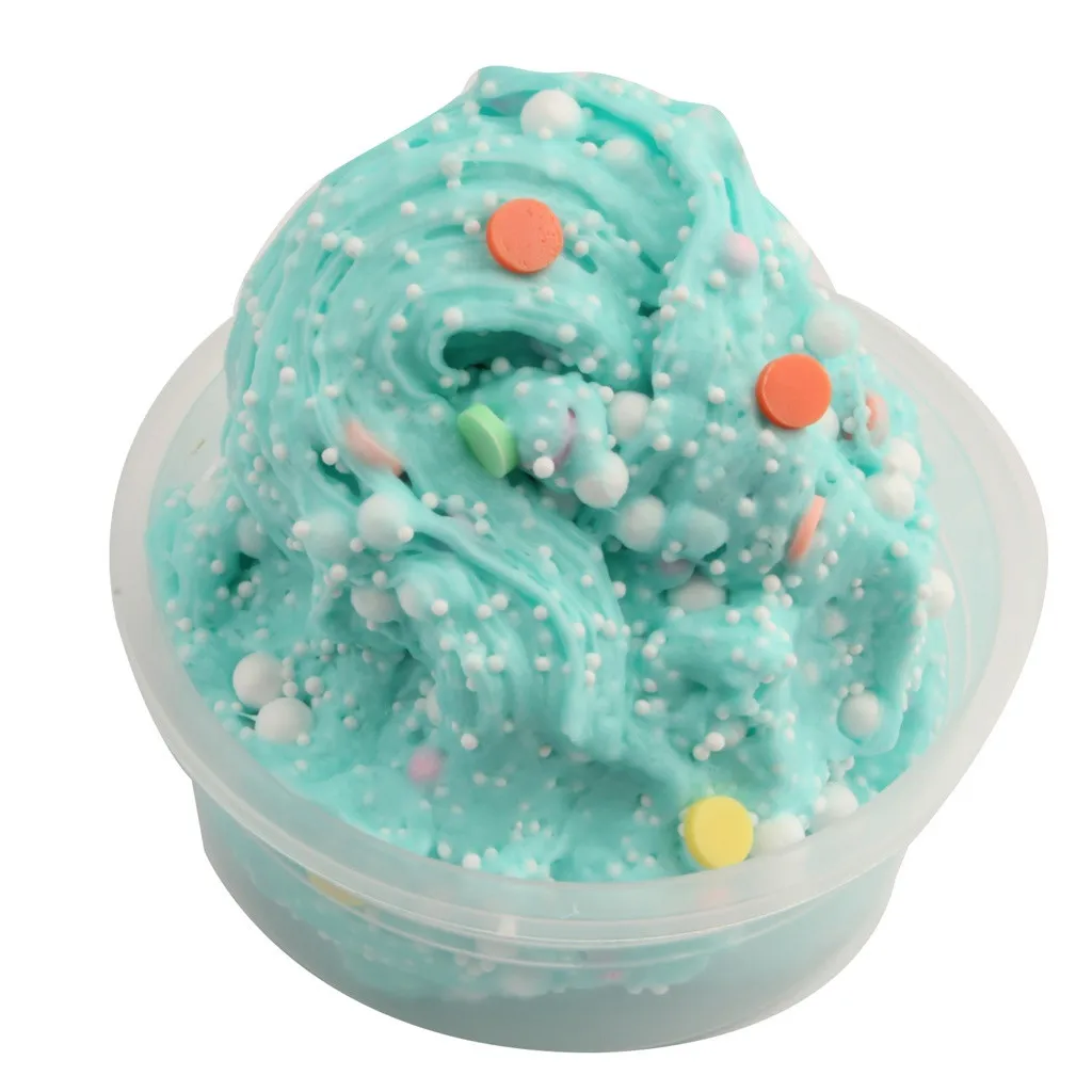 Fluffy Slime Supplies Stress Relief Toy Child Creativity Imagination Education toy Beautiful Color Colorful Slime toys #A