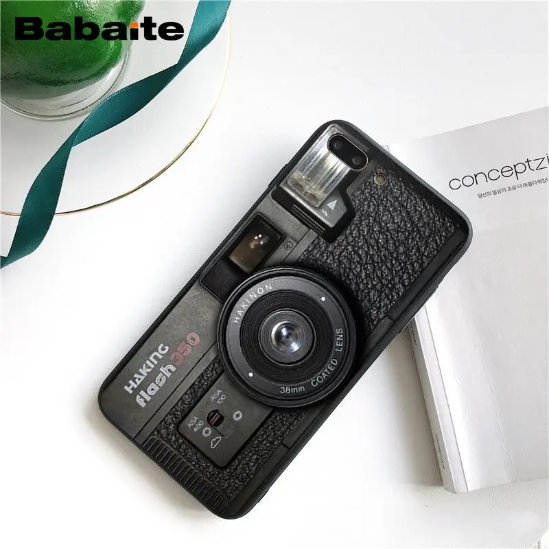 Babaite Old camera Phone Case Cover for iphone 11 Pro 11Pro Max 6S 6plus 7 7plus 8 8Plus X Xs MAX 5 5S XR