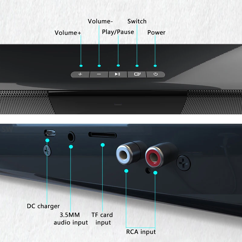 50W Portable Speakers IPX7 Waterproof Wireless