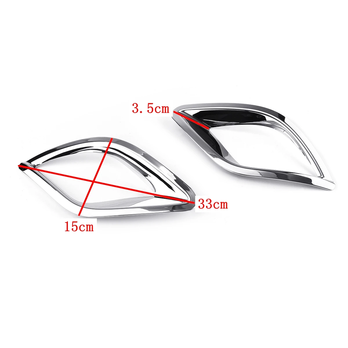 Cena Zderzak światła przeciwmgielne Chrome dodatek do Mazda Cx 5 Cx5 2013 2014 2015 2016 samochodów światła tylne klosz do lampy wykończenie ramy stylizacja pokrywy