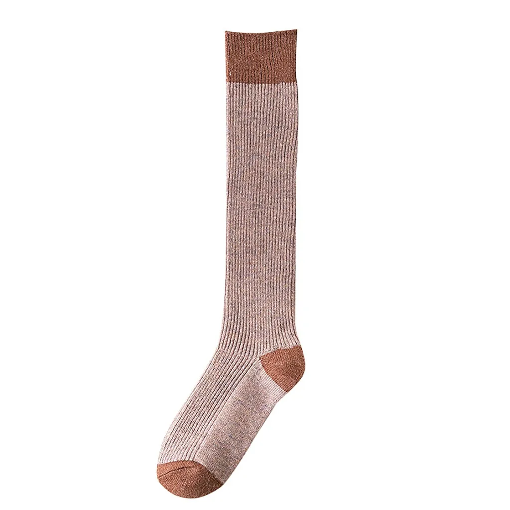 Kneeling women Socks Cotton Fashion Colorblock Multicolor Office Sports Outing Socks Couples Sisters Gifts Cheap Winter Warm